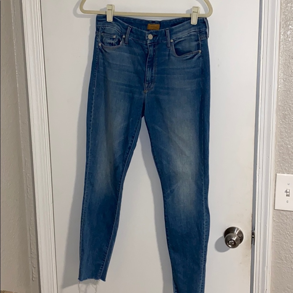 Mother Looker Ankle Fray